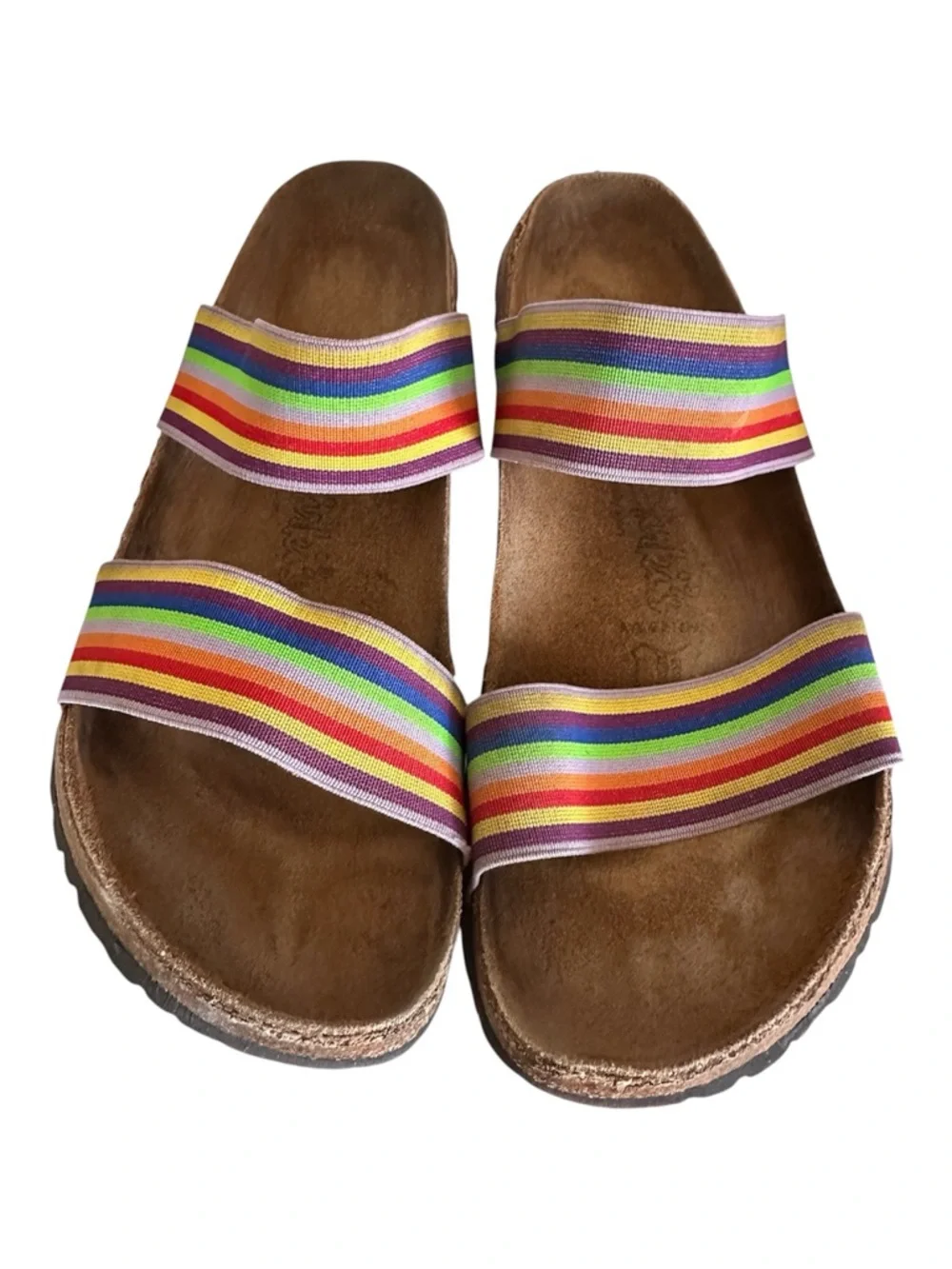 Birki’s x Birkenstock Curaçao II Stretch Rainbow Sandals